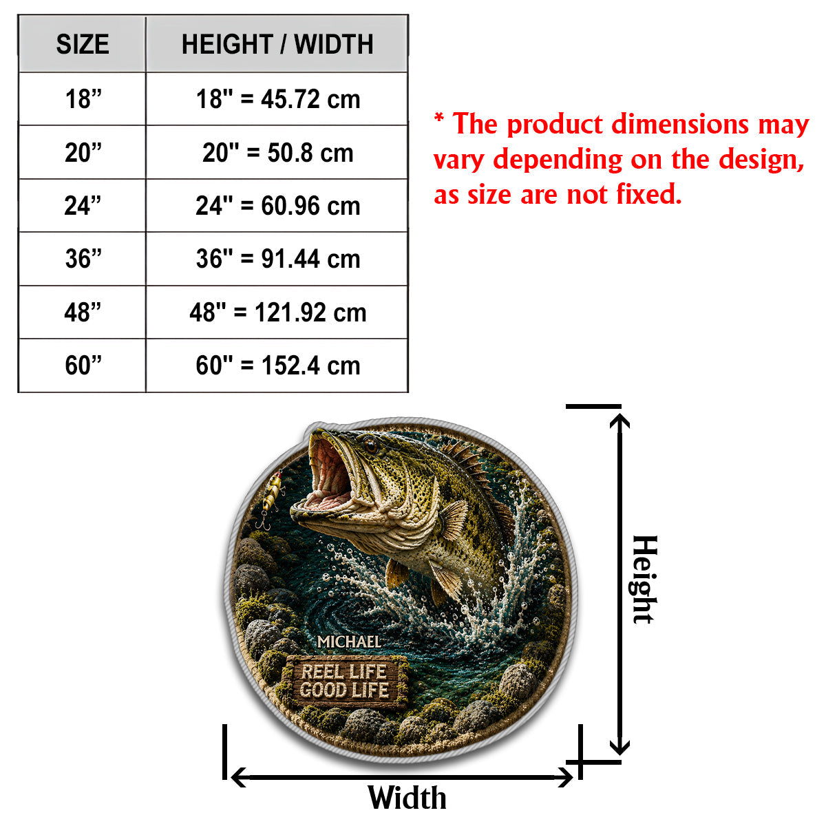 Fishing Lovers Gift - Personalized Fishing Non-Slip Tufted Rug