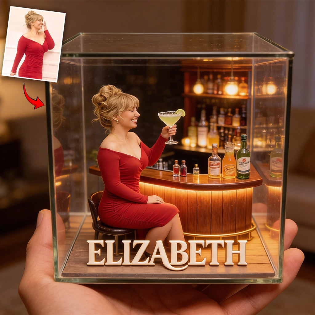 Custom Any Photo & Beverage - Personalized Whisky Custom Shaped Acrylic Plaque