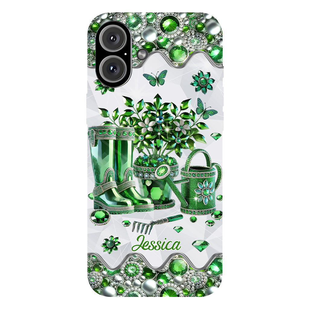 Just A Girl Who Loves Gardening - Personalized Gardening Full Print Phone Case