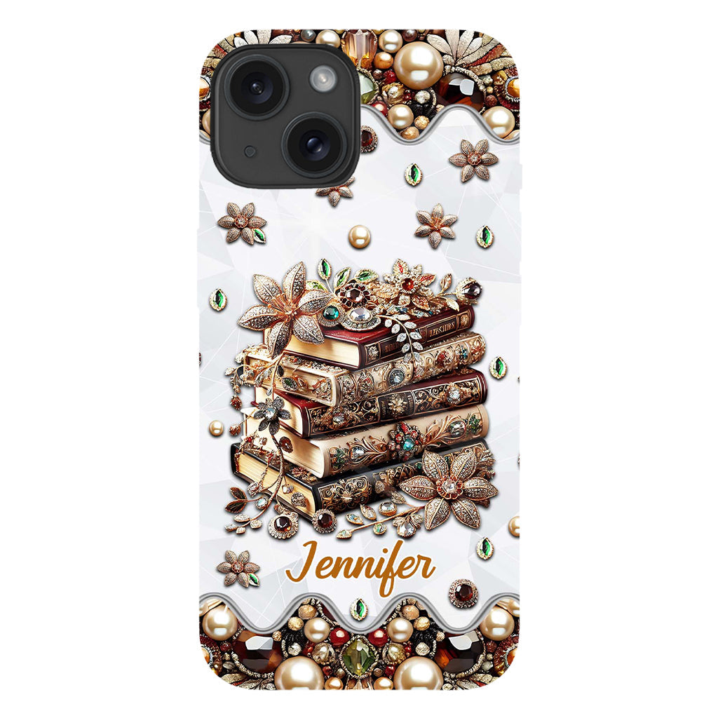 Just A Girl Who Loves Books - Personalized Book Full Print Phone Case