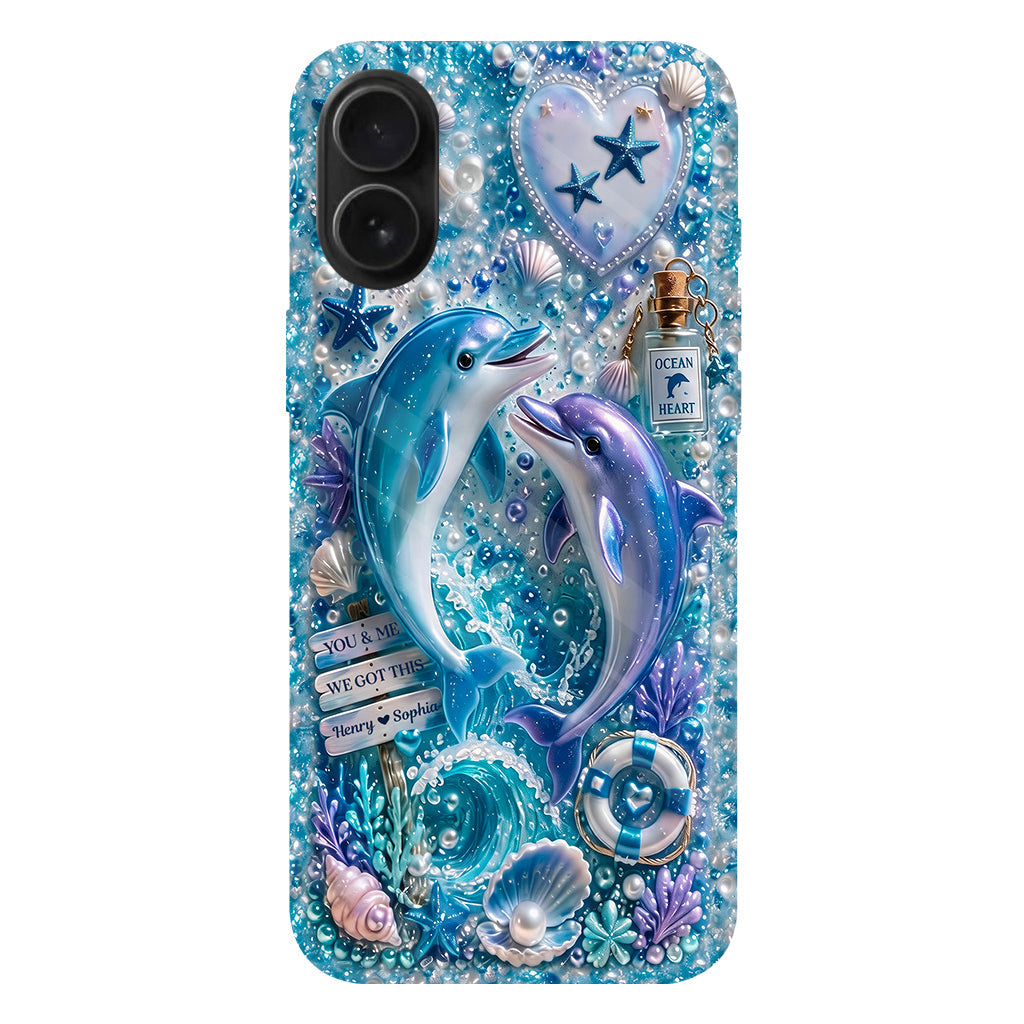 I'm Yours - Personalized Dolphin Full Print Phone Case