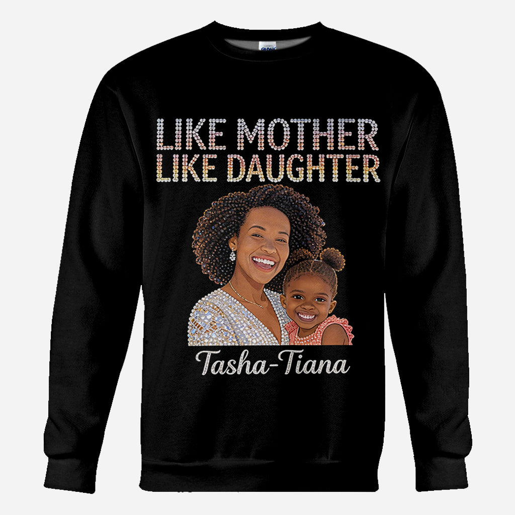 Like Mother Like Daughter - Personalized Mother All Over Shirt