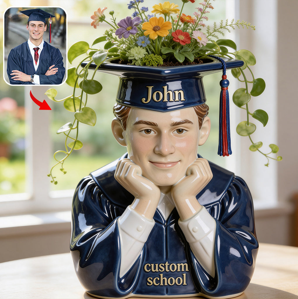 Class Of 2026 - Personalized Graduation Acrylic Pot