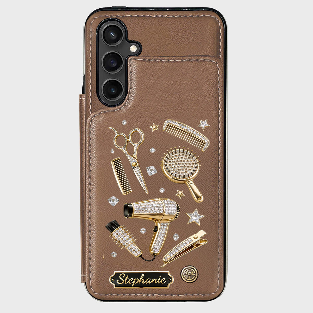 Hairdresser Scissors Salon Decor - Personalized Hairdresser Wallet Phone Case