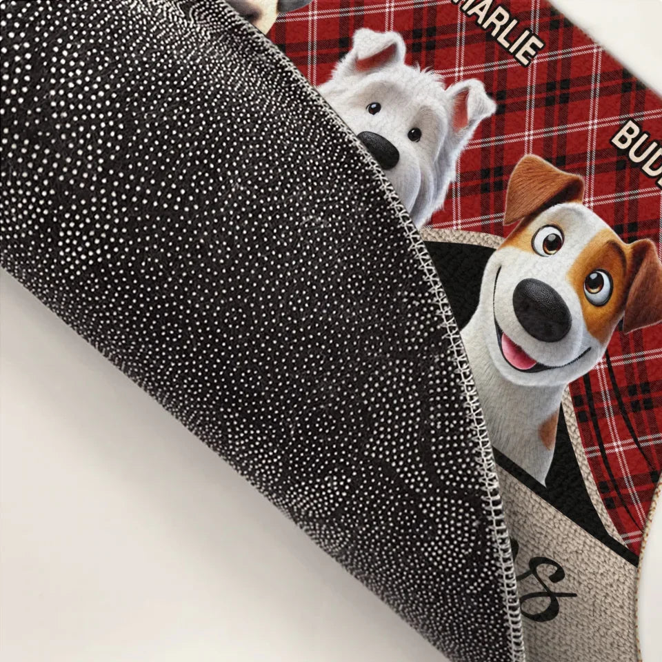 Custom Pet Lover Doormat - Personalized Dog & Cat Owner Gift