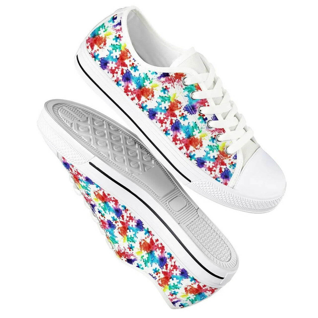 Autism Awareness Low Top Shoes 0921