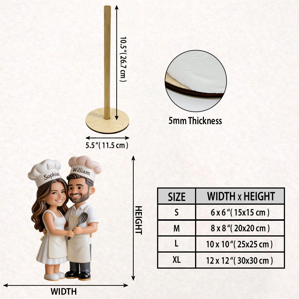 Custom Any Photo - Personalized Couple Paper Towel Stand