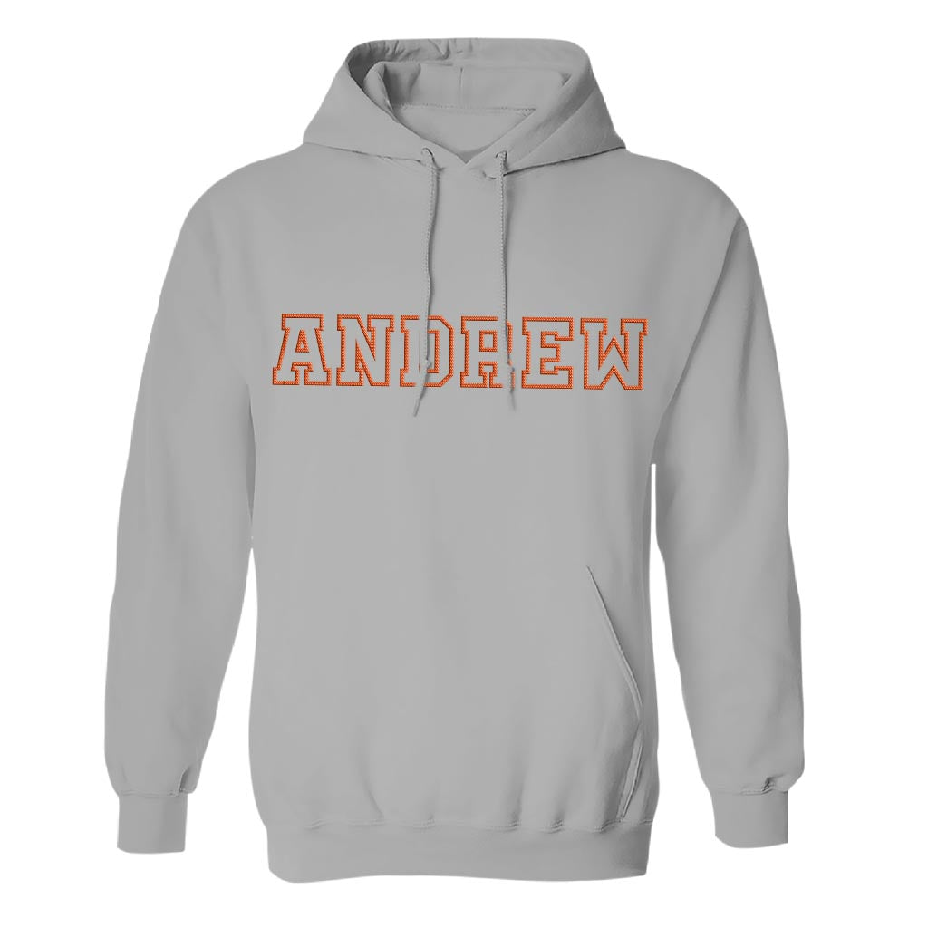 Custom Name - Personalized Sibling Embroidered Hoodie