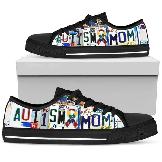 Autism Mom - Autism Awareness Low Top Shoes 0921