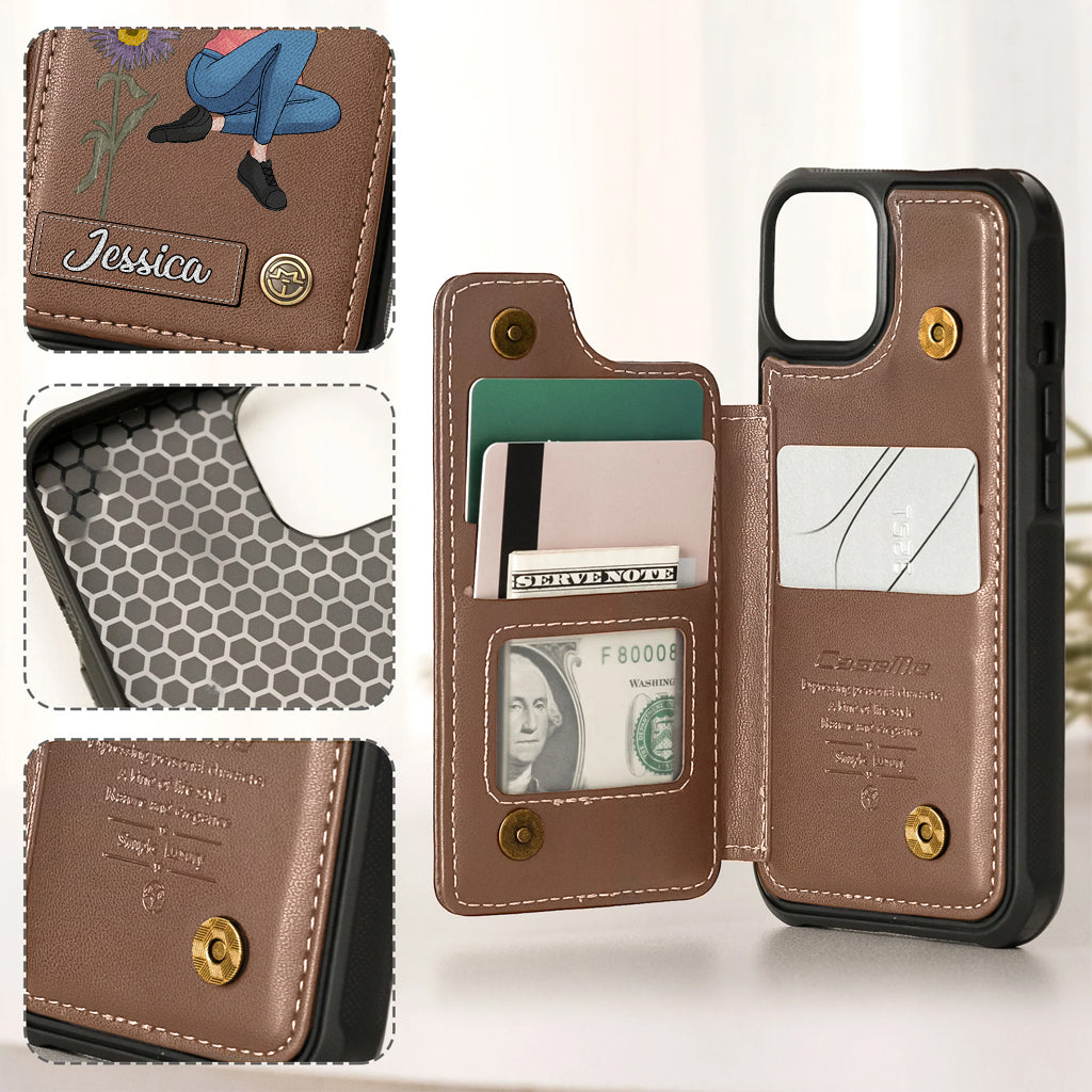 Gift For Friends Birth Month - Personalized Bestie Wallet Phone Case