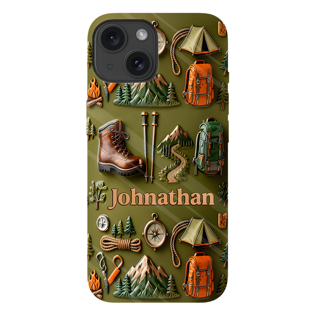 Hiking Makes Me Happy - Personalized Hiking Full Print Phone Case