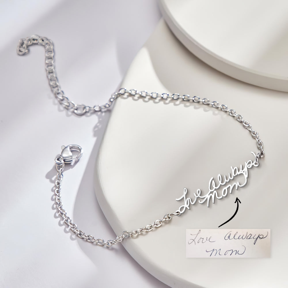Any Handwritting - Personalized Handwriting Bracelet