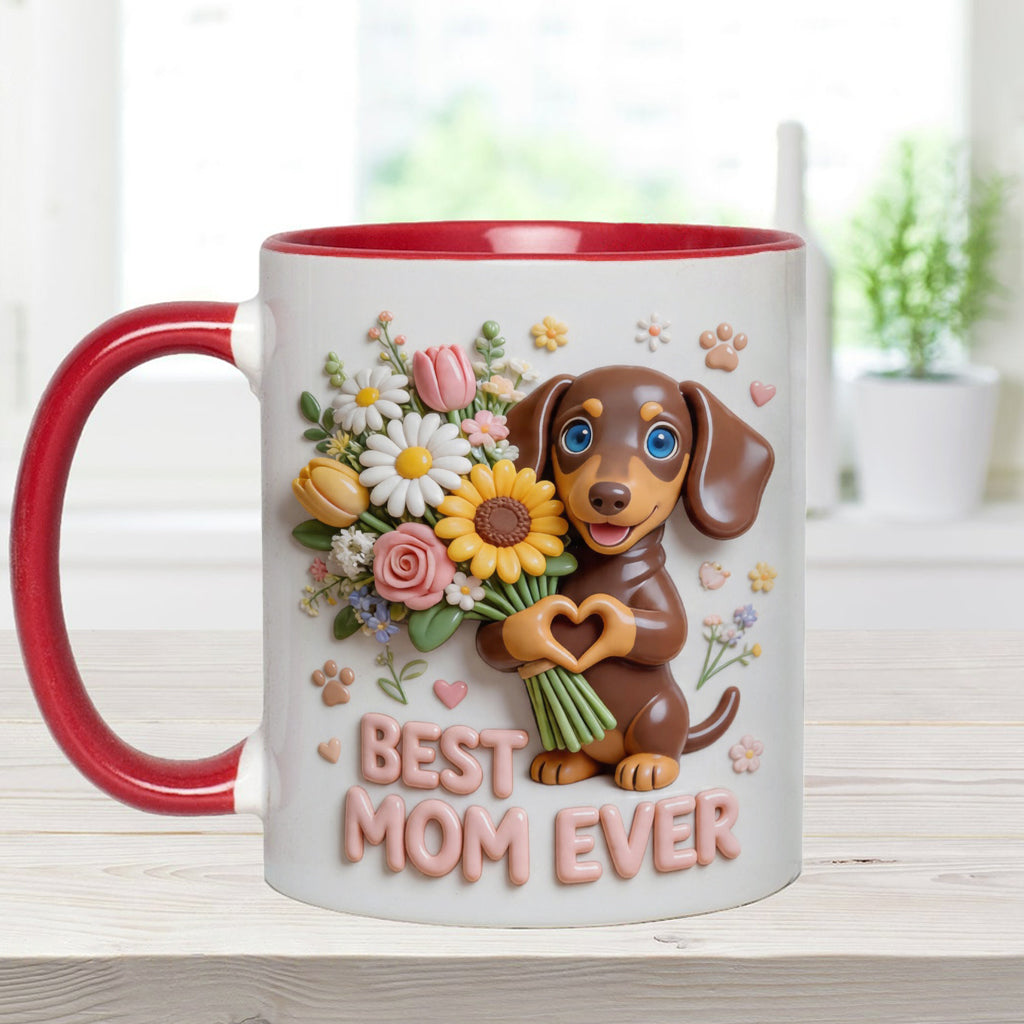 Custom Any Photo - Personalized Dog Accent Mug & Coaster