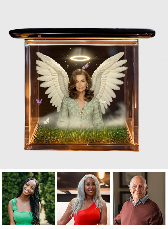 Custom Any Photo Always With You - Personalized Memorial 3D Memory Box