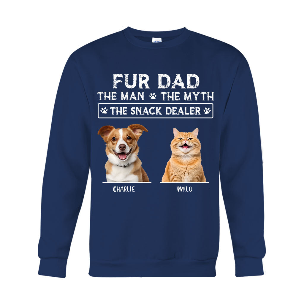 Fur Dad - Personalized Dog T-shirt And Hoodie