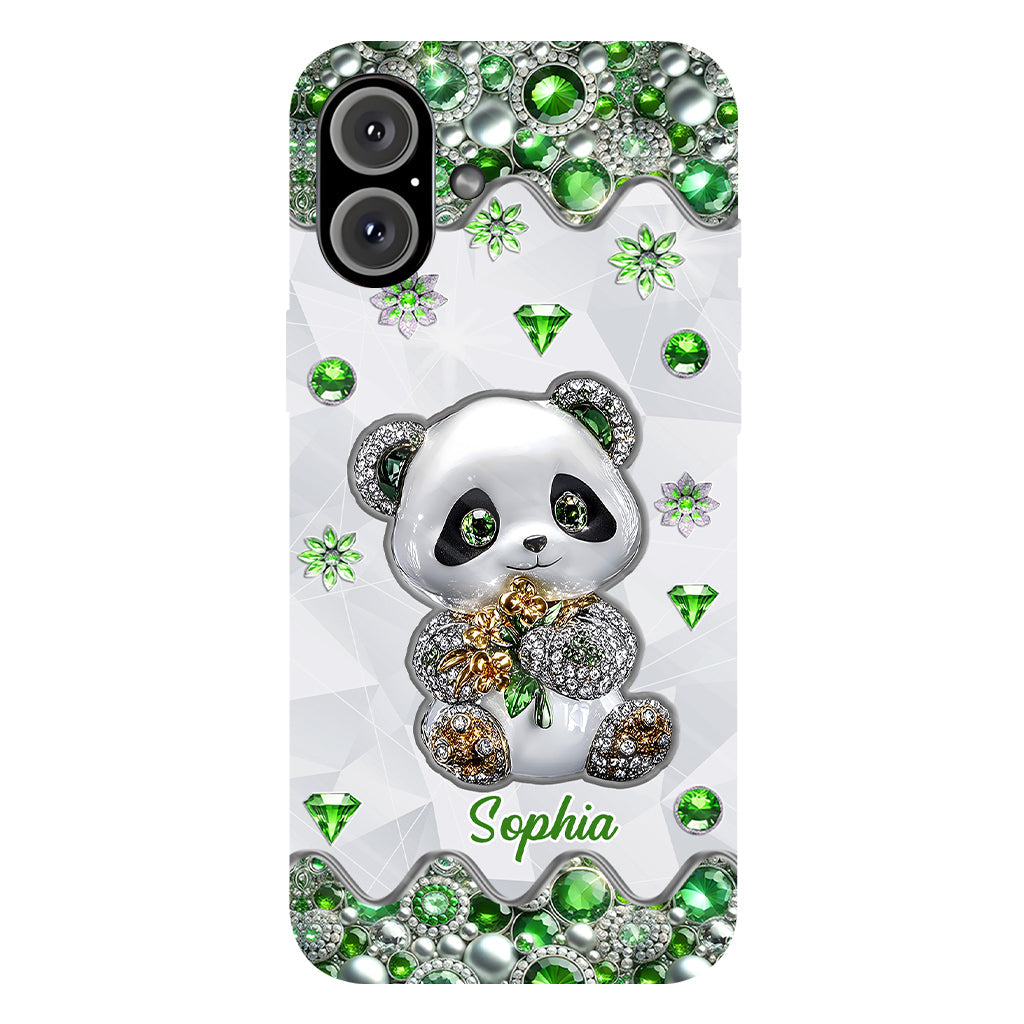 Just A Girl Who Loves Pandas - Personalized Panda Lover Full Print Phone Case