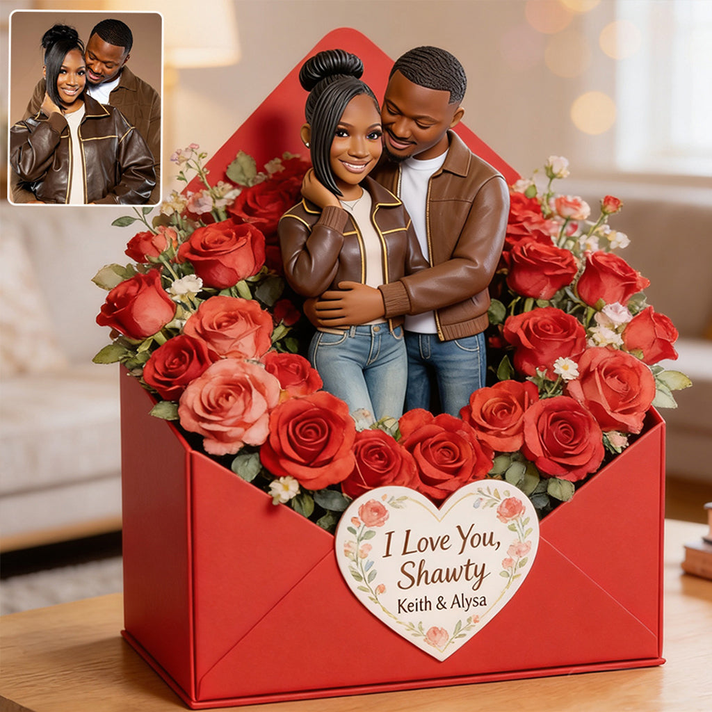 A Letter Of Me To You - Personalized Couple Custom Shaped Acrylic Plaque