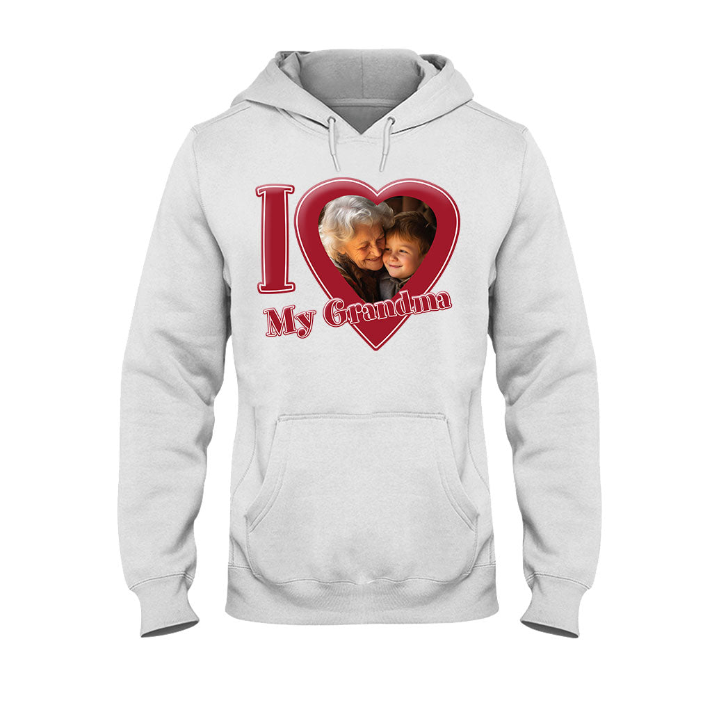 I Love My Grandma/ Nana/ Mommy.... - Personalized Grandma T-shirt And Hoodie