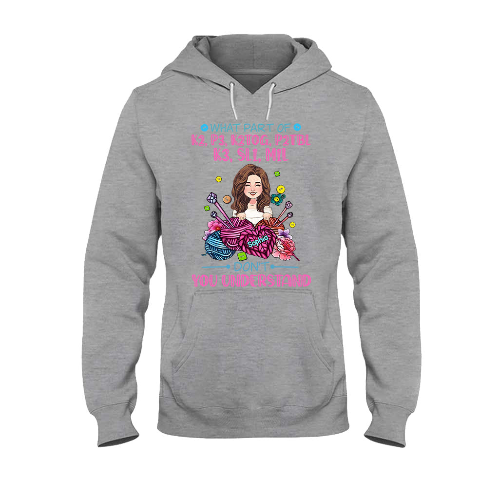 Don't You Understand - Personalized Knitting T-shirt And Hoodie