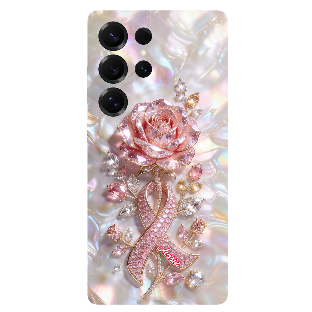 Faith Hope Love - Personalized Breast Cancer Awareness Full Print Phone Case