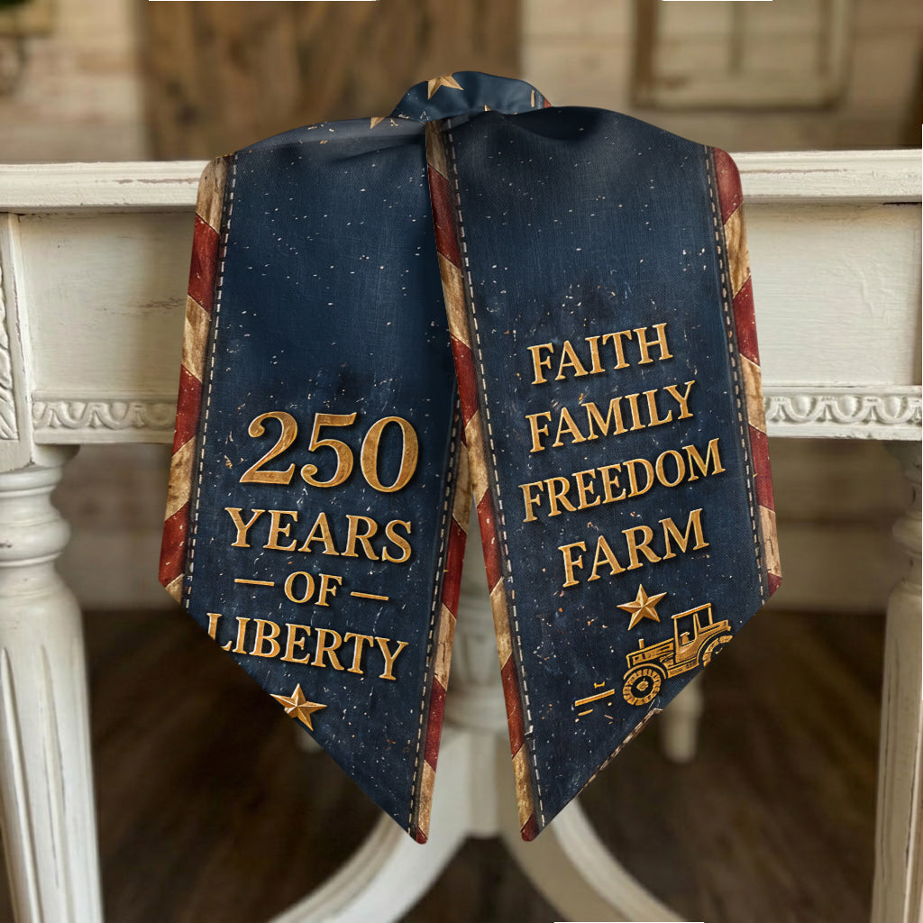 Celebrate 250th Anniversary, Highland Cow Lovers, Farmer Gift - Personalized Highland Cow Shaped Wood Sign With Sash
