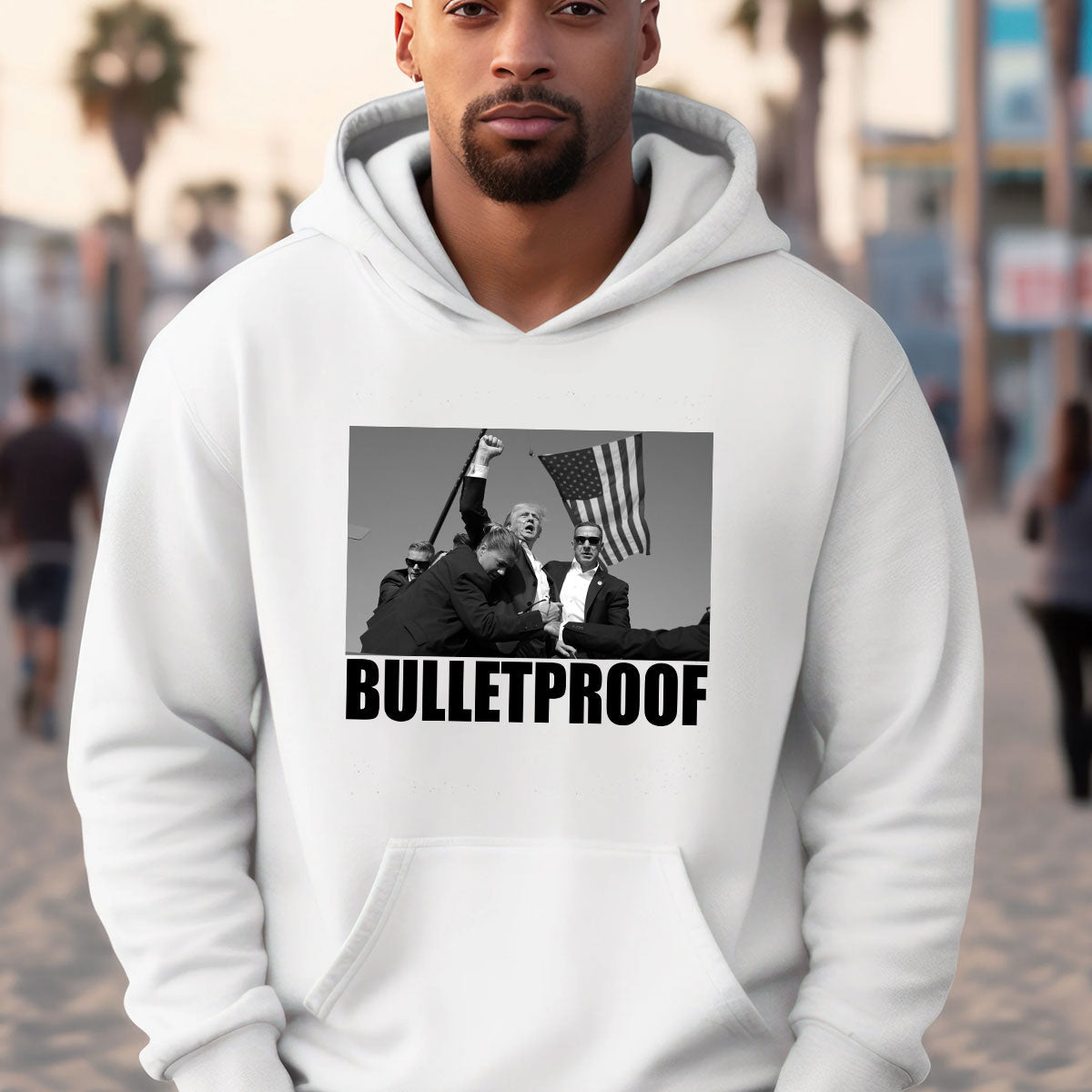 Bulletproof T-shirt, Never Surrender Shirt, Fight For America T-shirt, Retro Rally Shirt, Fight Fight Fight Shirt T-shirt & Hoodie
