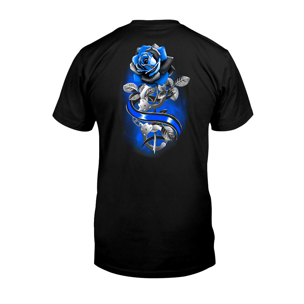 Blue Rose - Police Officer T-shirt And Hoodie 062021