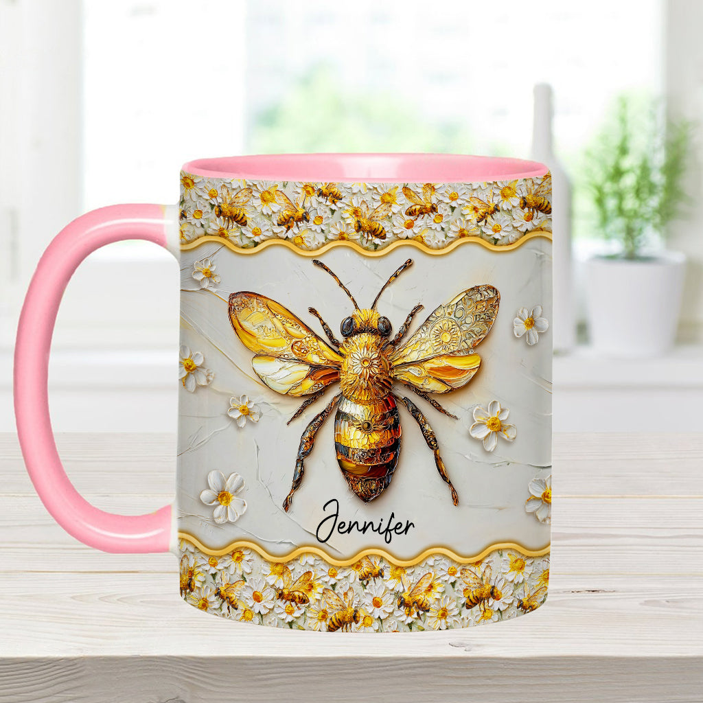 Beautiful Bees - Personalized Bee Accent Mug