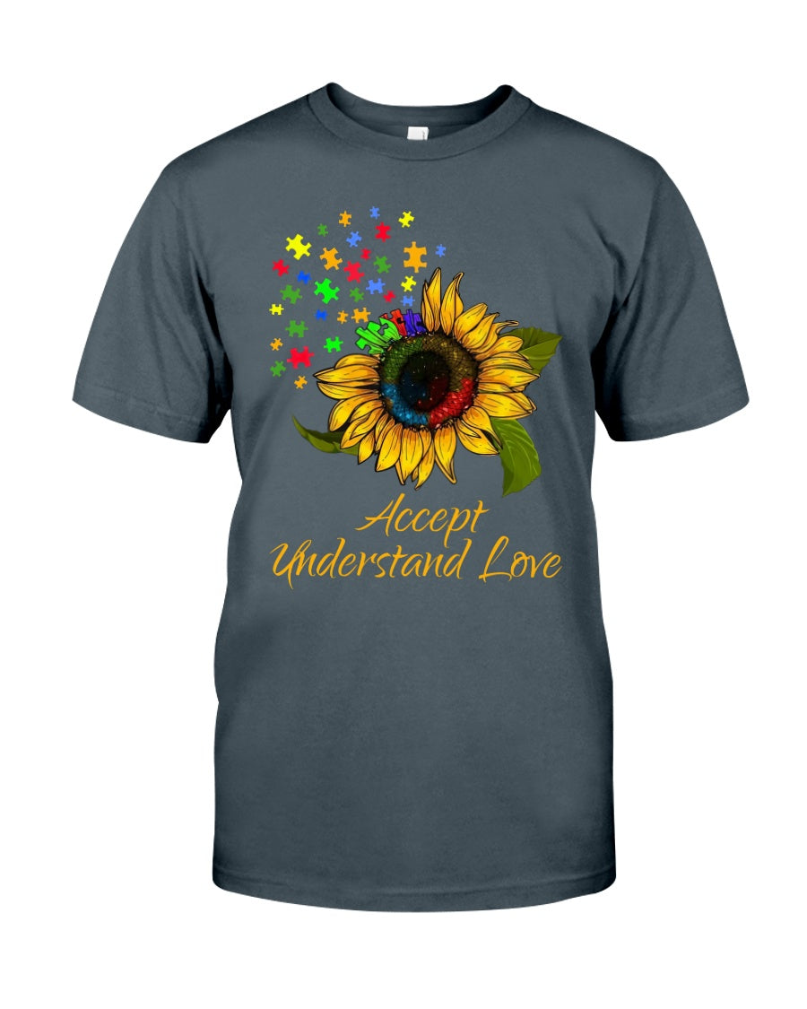 Autism Accept Understand Love - Autism Awareness T-shirt and Hoodie 0921