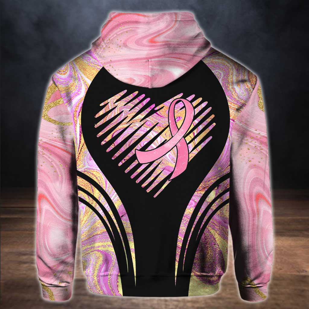 I Wear Pink - Breast Cancer Awareness Personalized All Over T-shirt and Hoodie
