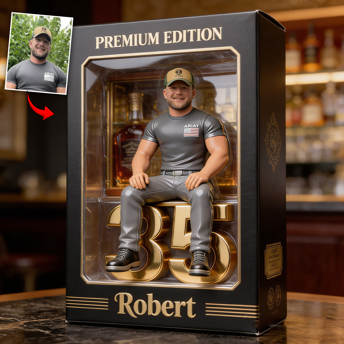 Custom Any Photo - Personalized Birthday Custom Shaped Acrylic Plaque