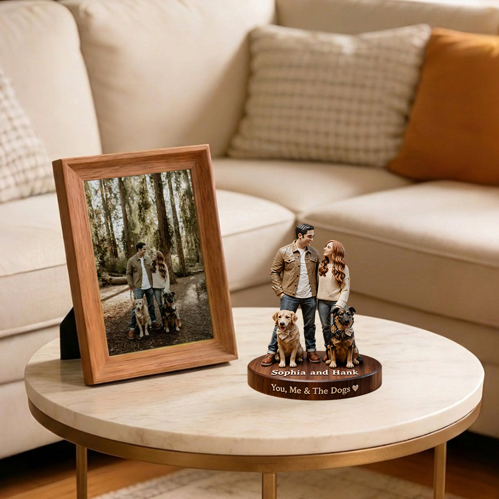 Anniversary Gift For Him/ Her/ Husband/ Wife... - Personalized Couple Premium 3D Figurine