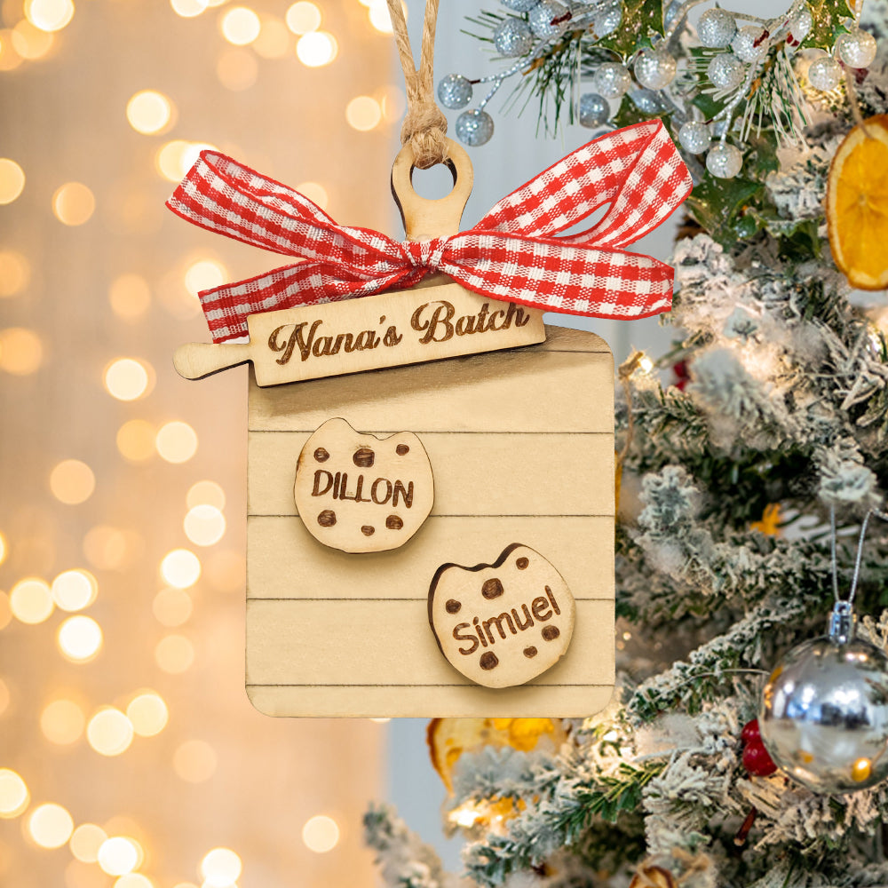 Grandma/Gigi/Nana's Batch - Personalized Grandma Family Gift Ornament