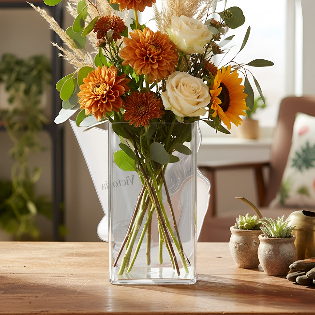 Bloom for Yourself - Personalized Self Love Acrylic Flower Vase