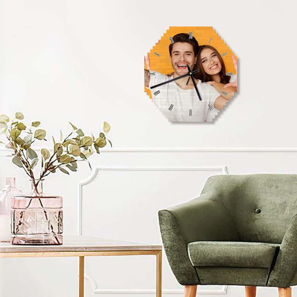 Any Photo - Personalized Brick Clock