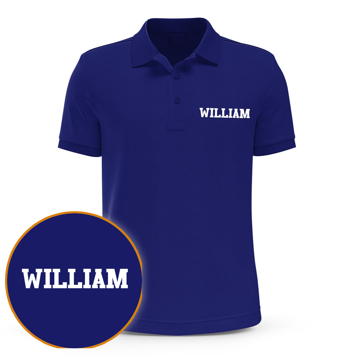 Custom Name - Personalized Sibling Embroidered Polo Shirt