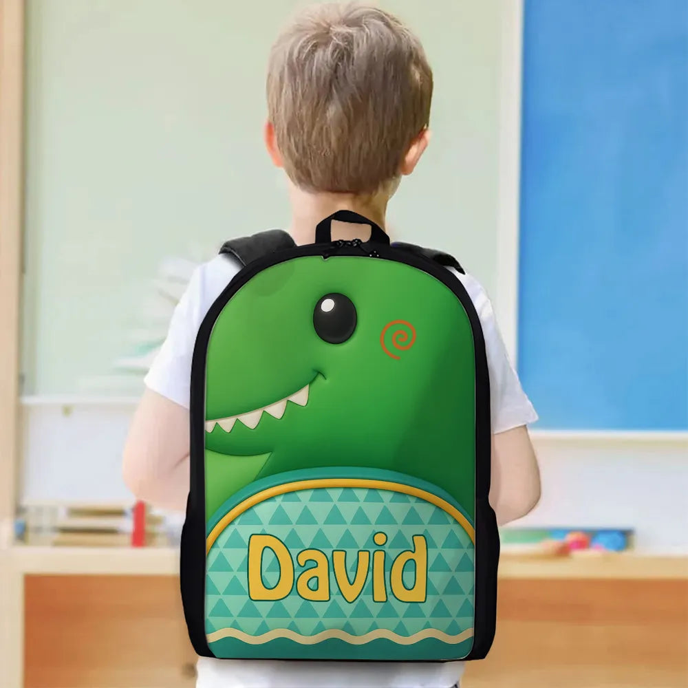 Customized Kids School Backpack with Name & Unique Design – Creative Back-to-School Gift for Son or Grandkid