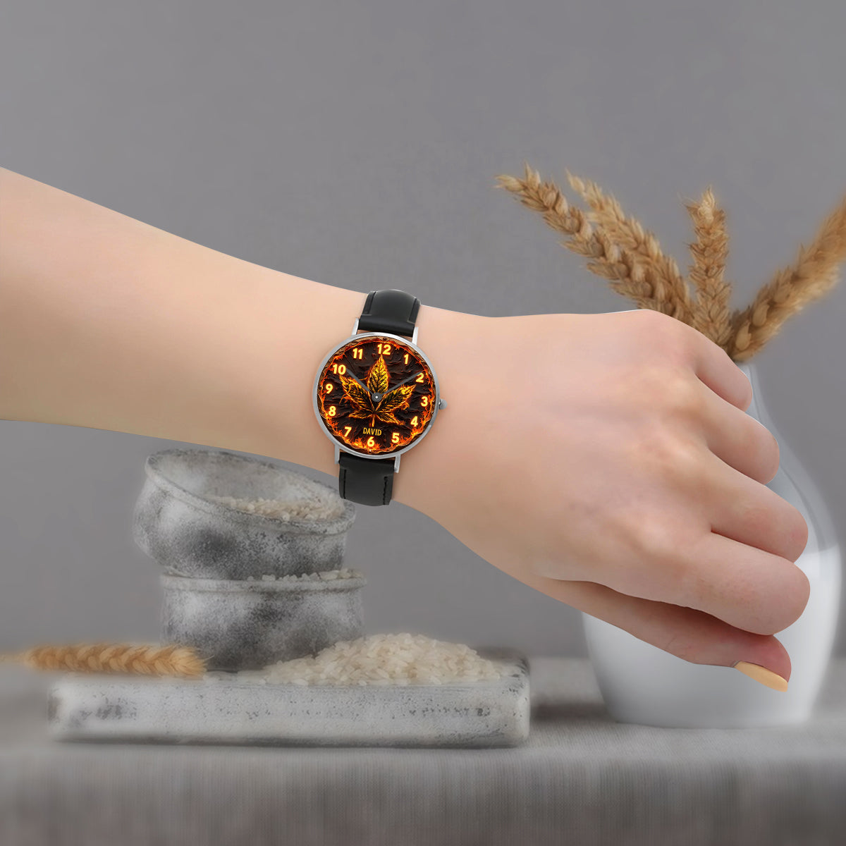Fire Weed - Personalized Weed Hand Watch