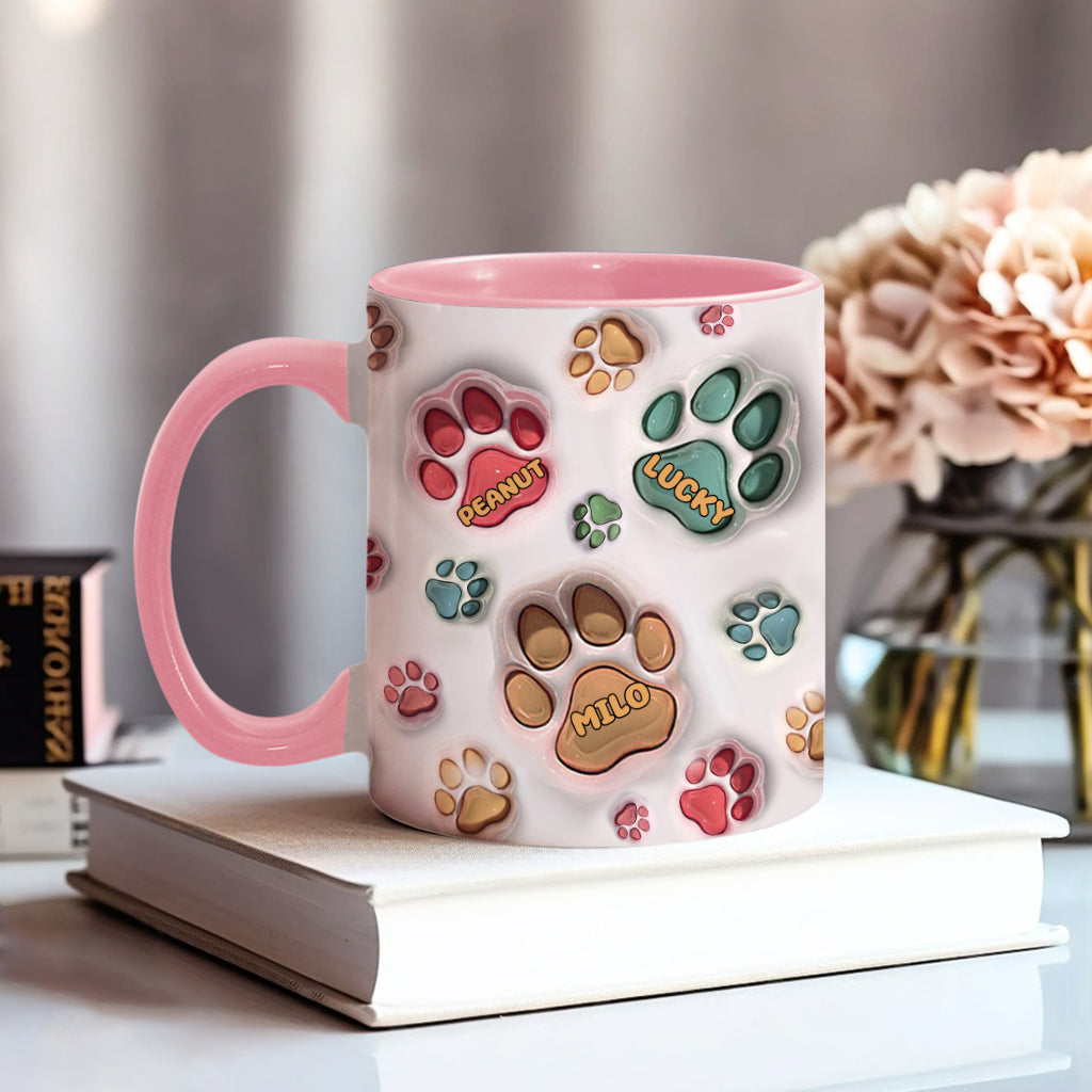 Best Dog Mom Dog Dad Cat Mom Cat Dad Ever - Personalized Dog Accent Mug