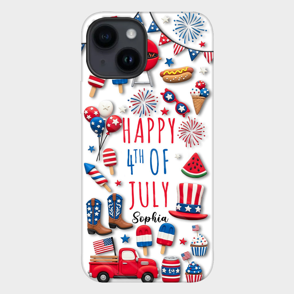 Happy 4th Of July - Personalized Independence Day/ 4th of July Full Print Phone Case