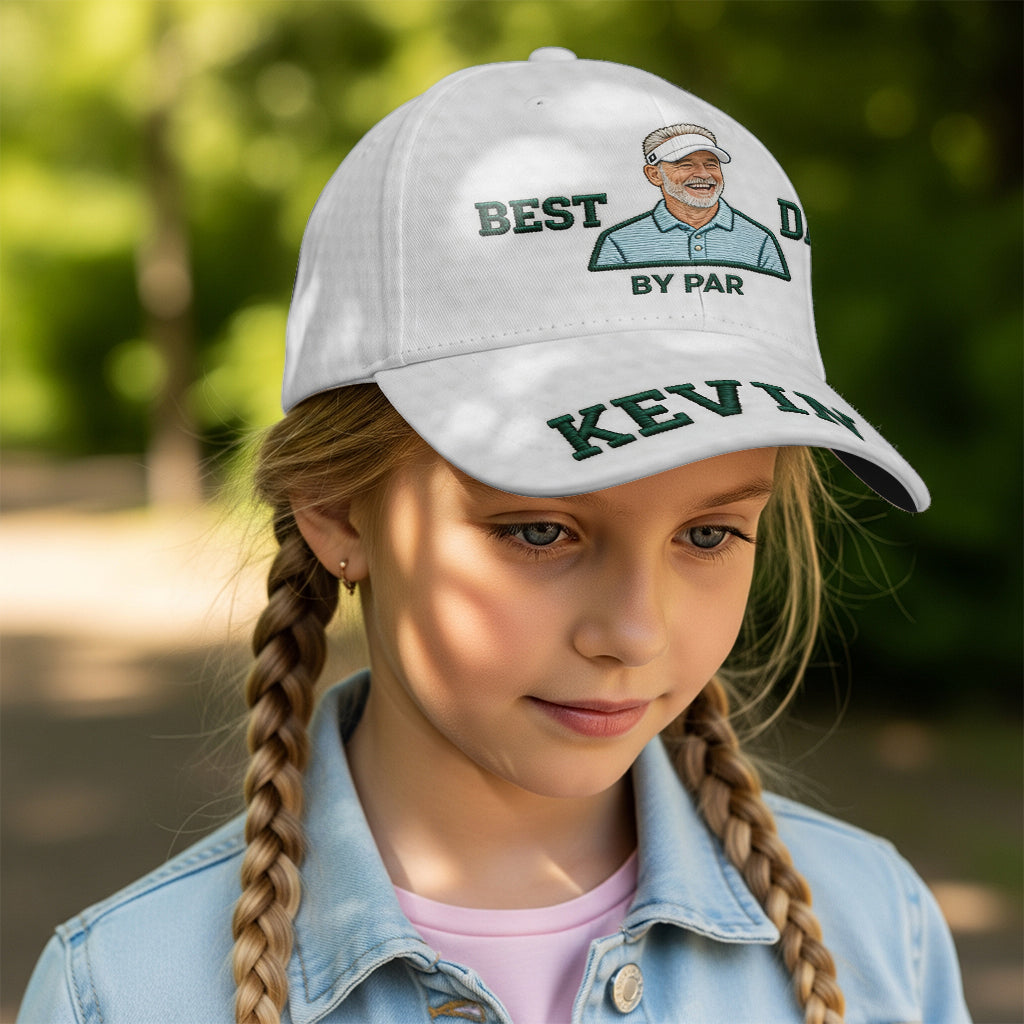 Custom Any Photo Best Dad/Grandpa/Uncle.. - Personalized Golf Classic Cap