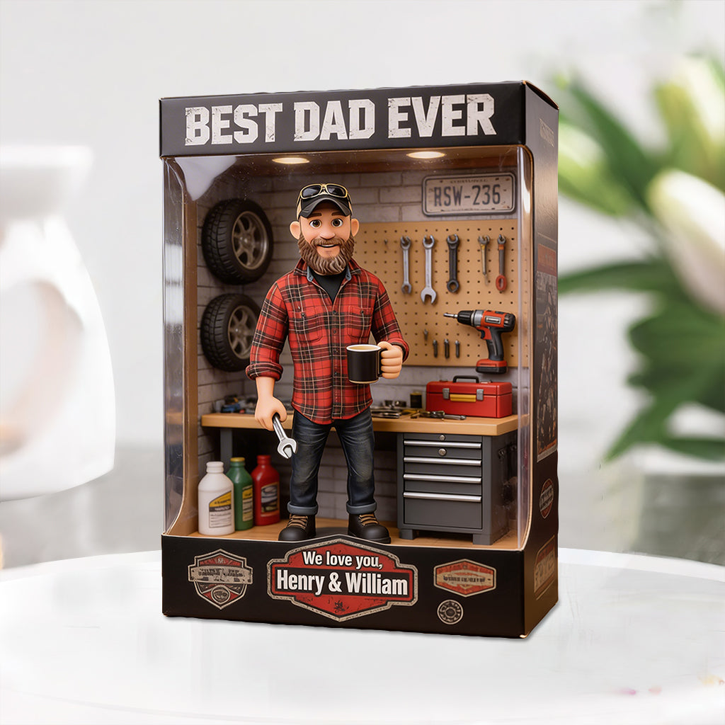Custom Any Photo - Personalized Father Custom Shaped Acrylic Plaque