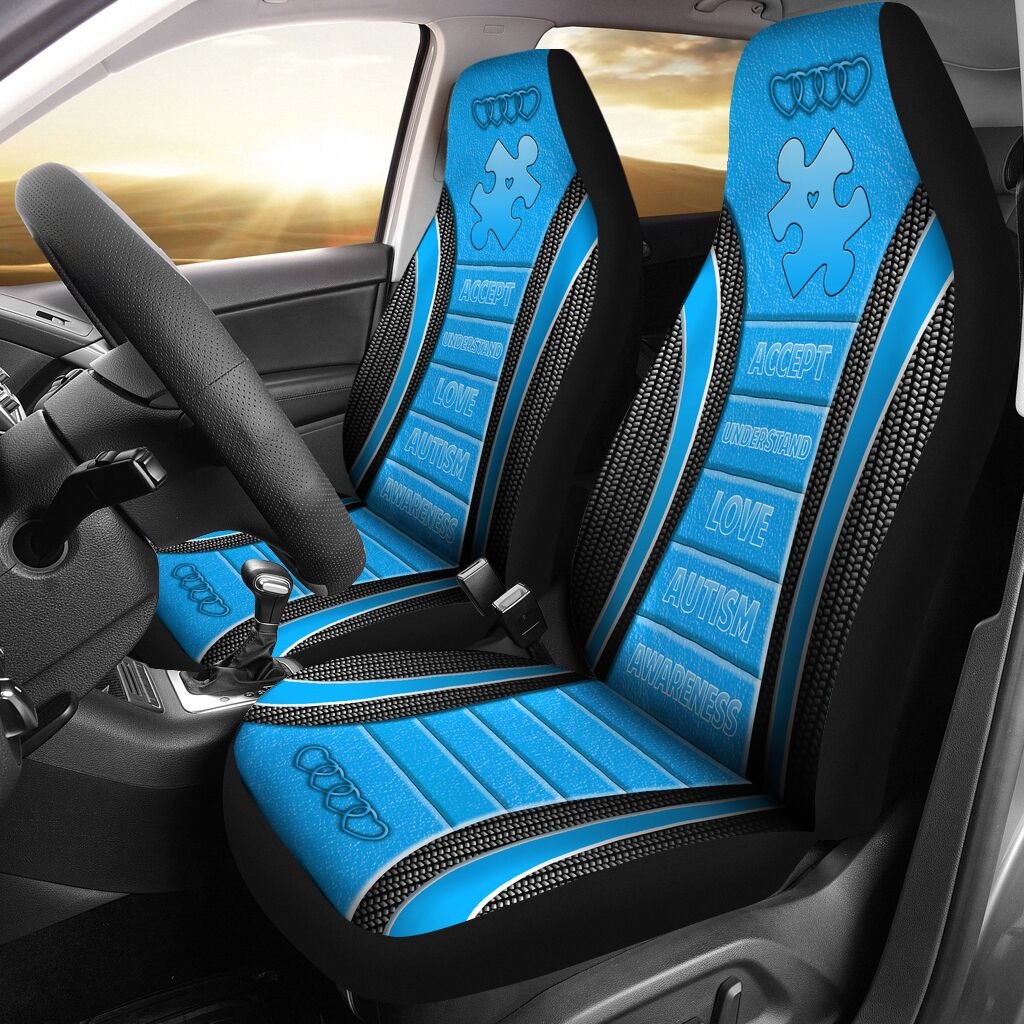 Accept Understand Love Autism Awareness Autism Awareness Seat Covers 0622