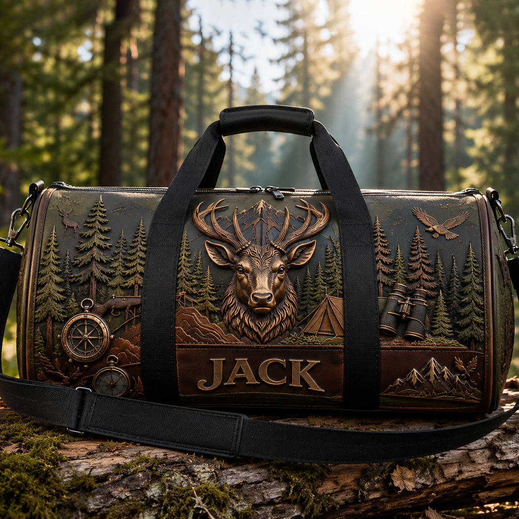 Deer Hunting - Personalized Hunting Duffle Bag