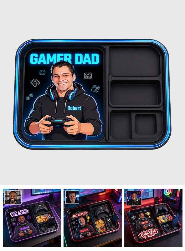Gamer Dad - Personalized Father Catch-All Tray