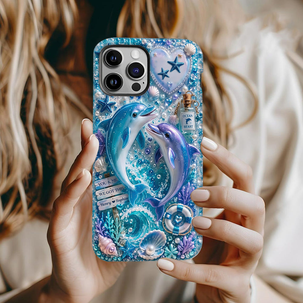 I'm Yours - Personalized Dolphin Full Print Phone Case