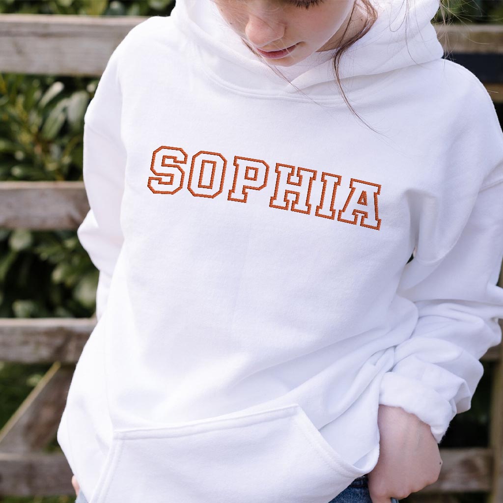 Custom Name - Personalized granddaughter Embroidered Hoodie