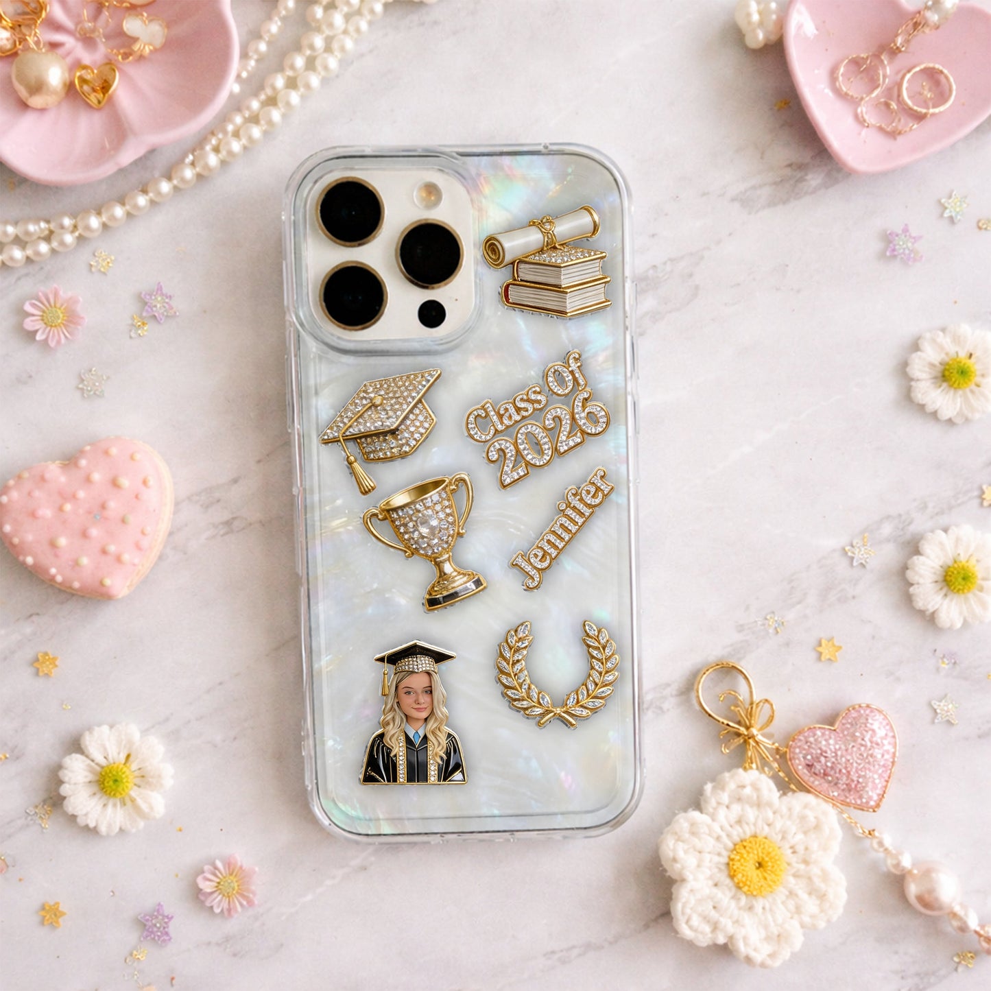 Class Of 2026 - Personalized Graduation Shaker Phone Case