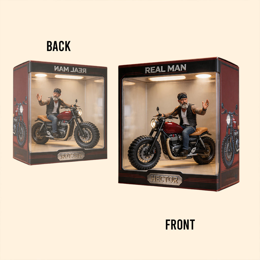 Custom Any Photo, Any Vehicle - Personalized Biker Custom Shaped Acrylic Plaque