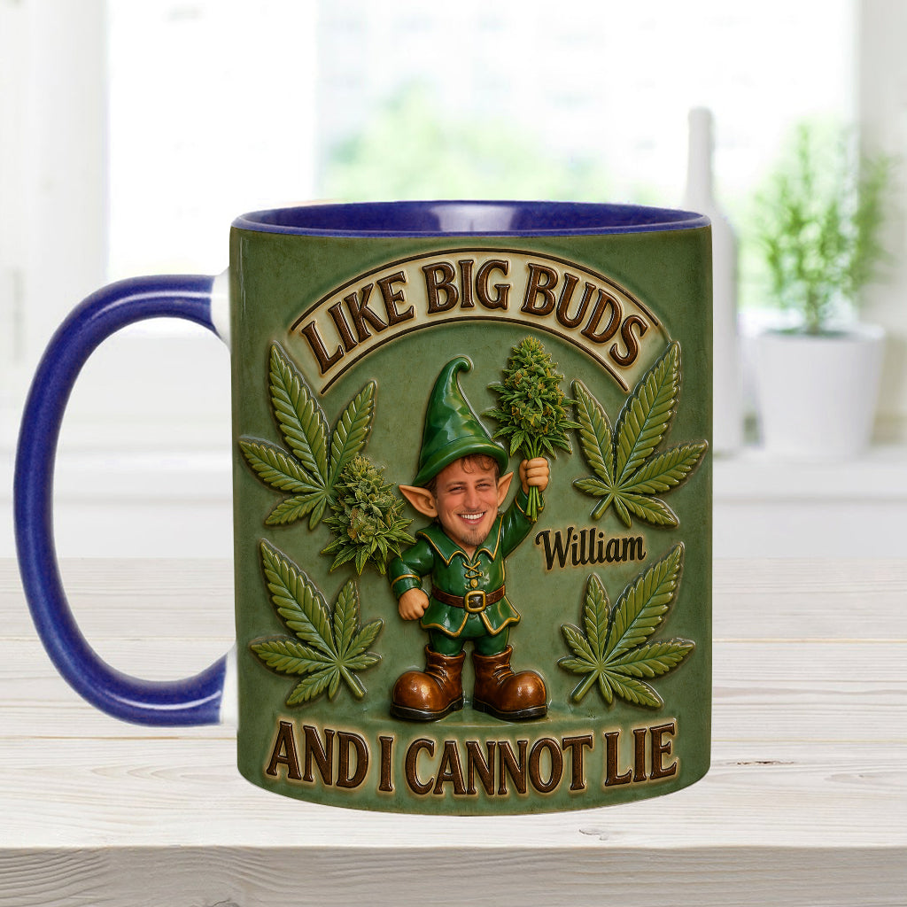 I Like Big Buds - Personalized Weed Accent Mug & Coaster